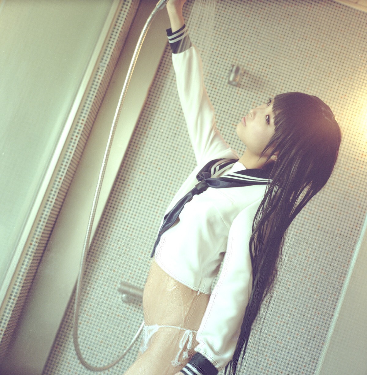 [Cosplay] Awesome body School Girl Cosplay Set